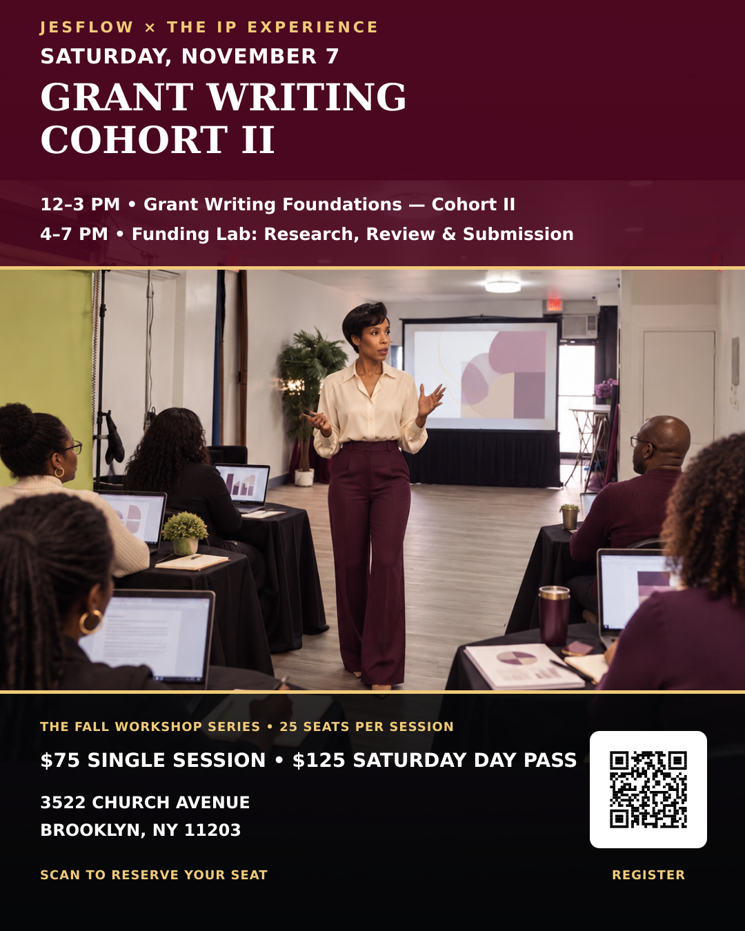 Grant Writing Cohort II flyer